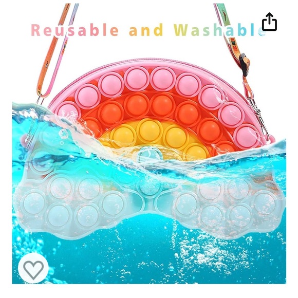 NWT Rainbow 🌈 fidget/pop it purse - Picture 6 of 8